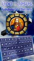 God Jesus Keyboard Themes Affiche
