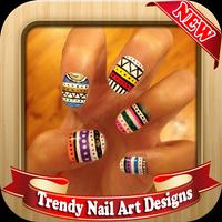 Trendy Nail Art Designs Cartaz