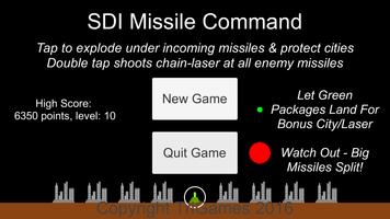 SDI Missile Command capture d'écran 1