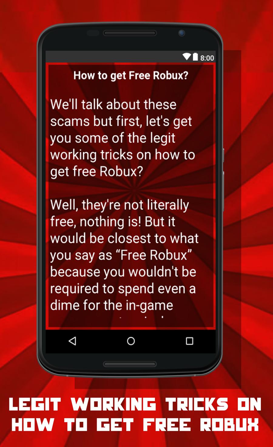 Guide On How To Get Free Robux For Android Apk Download - all roblox free robux are scams there is no free robux