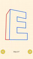 برنامه‌نما How To Draw 3D Letters عکس از صفحه