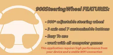 Steering Wheel for Pc 900º