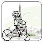 Troll Face Bike to Paris icono