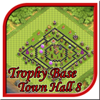 Town Hall 8 Trophy Base Layouts icono