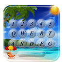 Tropical Keyboard With Beach Paradise Summer Theme APK