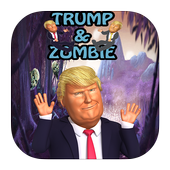 Trump and Zombie aventure Zeichen