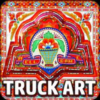 Truck Art Wallpaper plakat