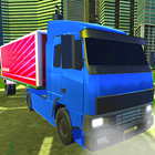 Truck Driving City Zeichen