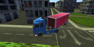 Truck Driving City Cartaz