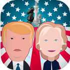 Trummp Vs Clinton - TicTacToe ikon