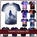 T-shirt design 3D APK