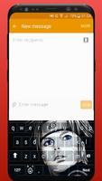 Uzumaki Shinobi Keyboard Theme تصوير الشاشة 1