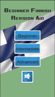 Beginner Finnish Learning Aid Affiche