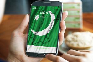 Pakistan Flag Pin Locker poster