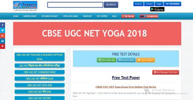 UGC NET Yoga Exam Preparation in English App Affiche