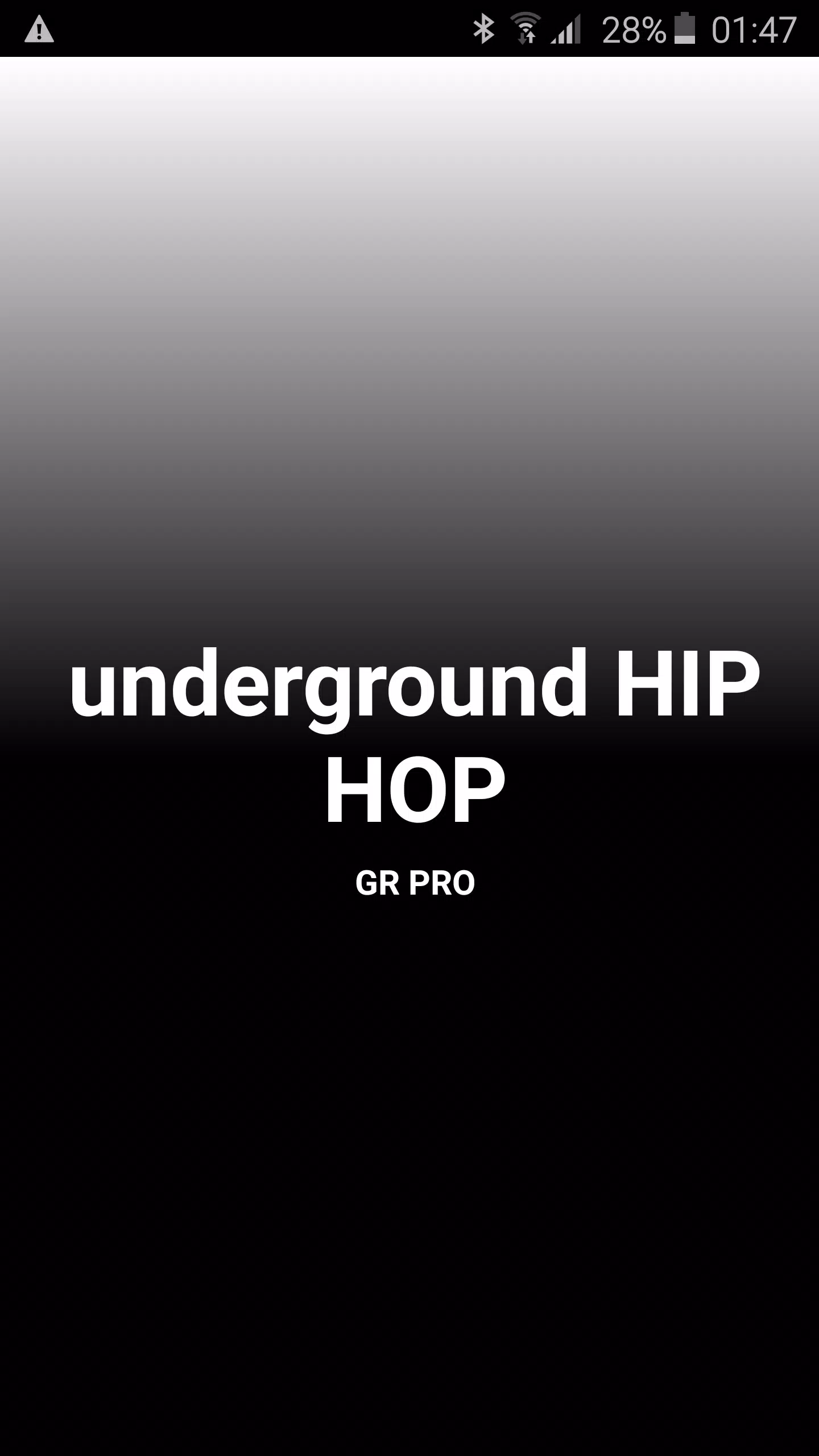 Underground rap music