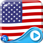 American Flag Waving Wallpaper biểu tượng