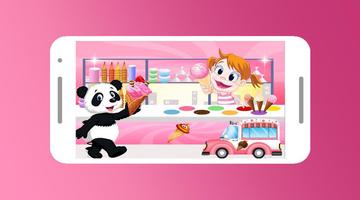 Panda And Ice Cream Truck screenshot 1