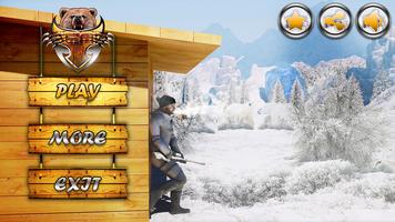 Bear Hunting 3D Snowfall capture d'écran 1