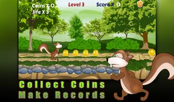 Squirrel run-Ultimate runner ảnh chụp màn hình 1