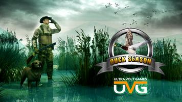 Canard 3D saison de chasse 1 Affiche