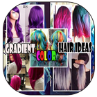 Gradient color hair Ideas icono