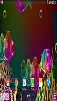 Neon 3D Wallpaper Affiche