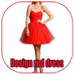 Design red dress