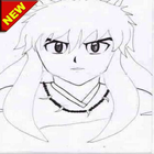 Sketch of uchicha anime-icoon