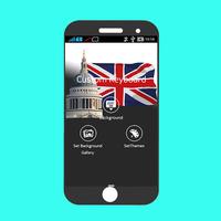 Uk British Keyboard Theme PRO اسکرین شاٹ 2