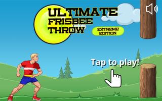 Poster Ultimate Frisbee Throw