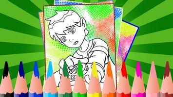 Coloring Ben 10 Ultimate Alien syot layar 2