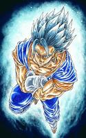 Ultra Instinct Vegeta Wallpaper Art پوسٹر