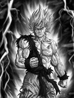 Ultra instinct Goku HD Wallpaper الملصق