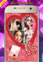 Heart Shaped Collage Maker Pro Affiche