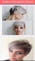 Undercut Hairstyle for Women पोस्टर
