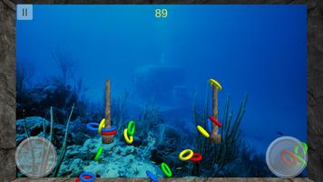 Underwater Torus 3D Affiche