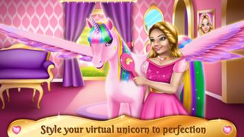 Unicorn Games - Horse Dress Up Affiche