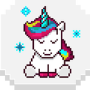Unicorn Coloring Game - Color by Number Pixel Art APK
