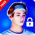 Fan Art Wallpaper of BTS Phone Lock  Password icône