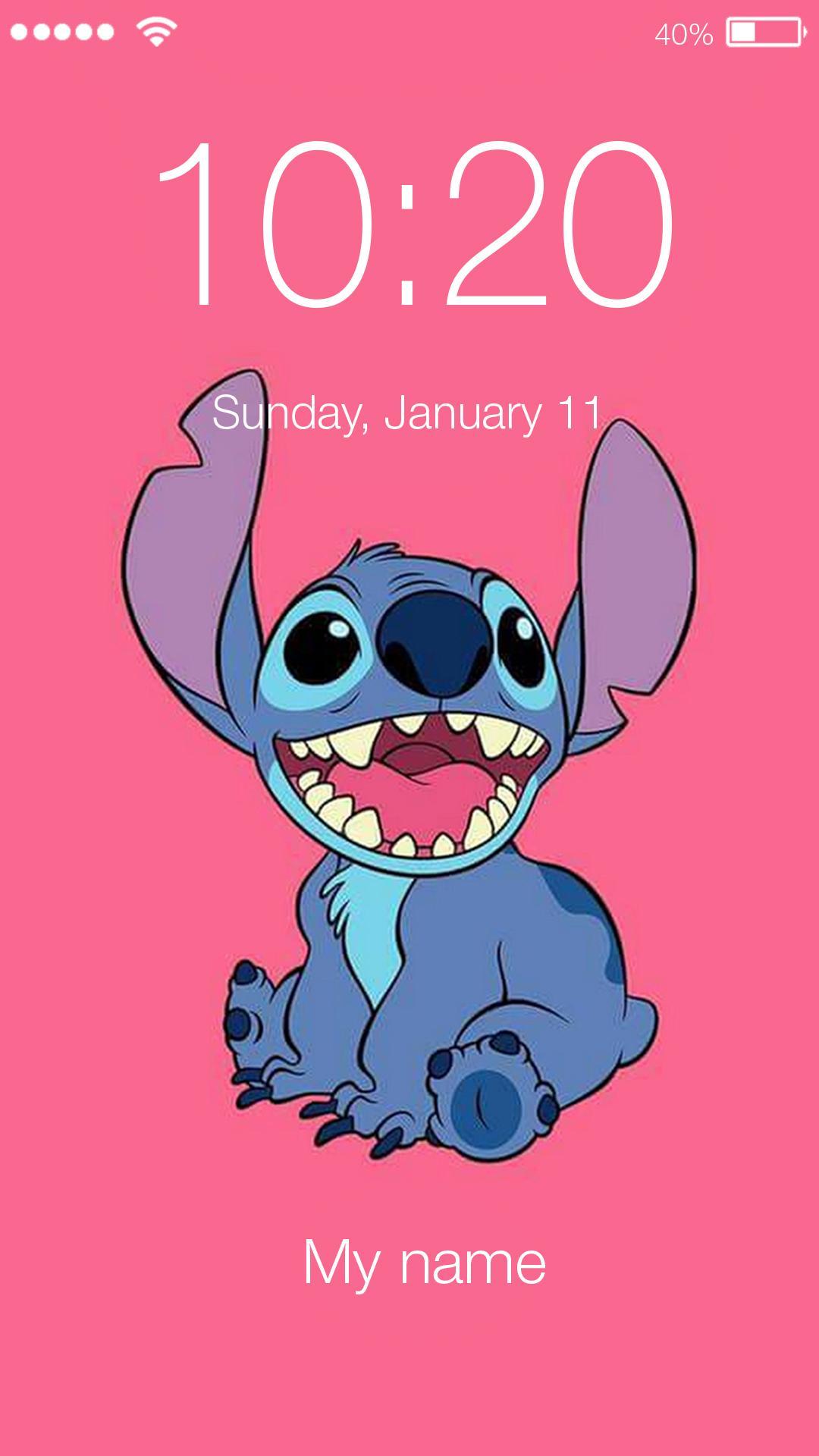 Download Wallpaper Lock Screen Stitch Hd Cikimmcom