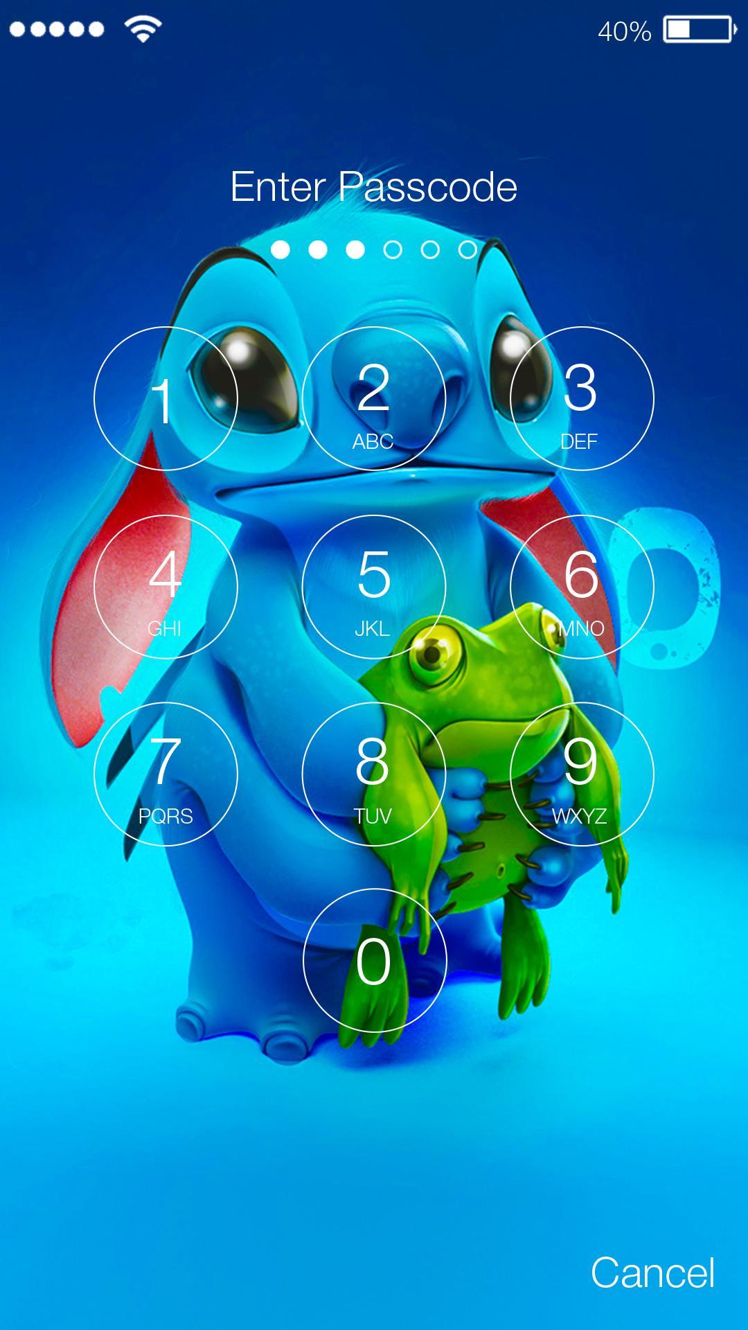 Stitch Wallpaper Lilo Lock Screen Phone Lock Ekran Görüntüsü 1.