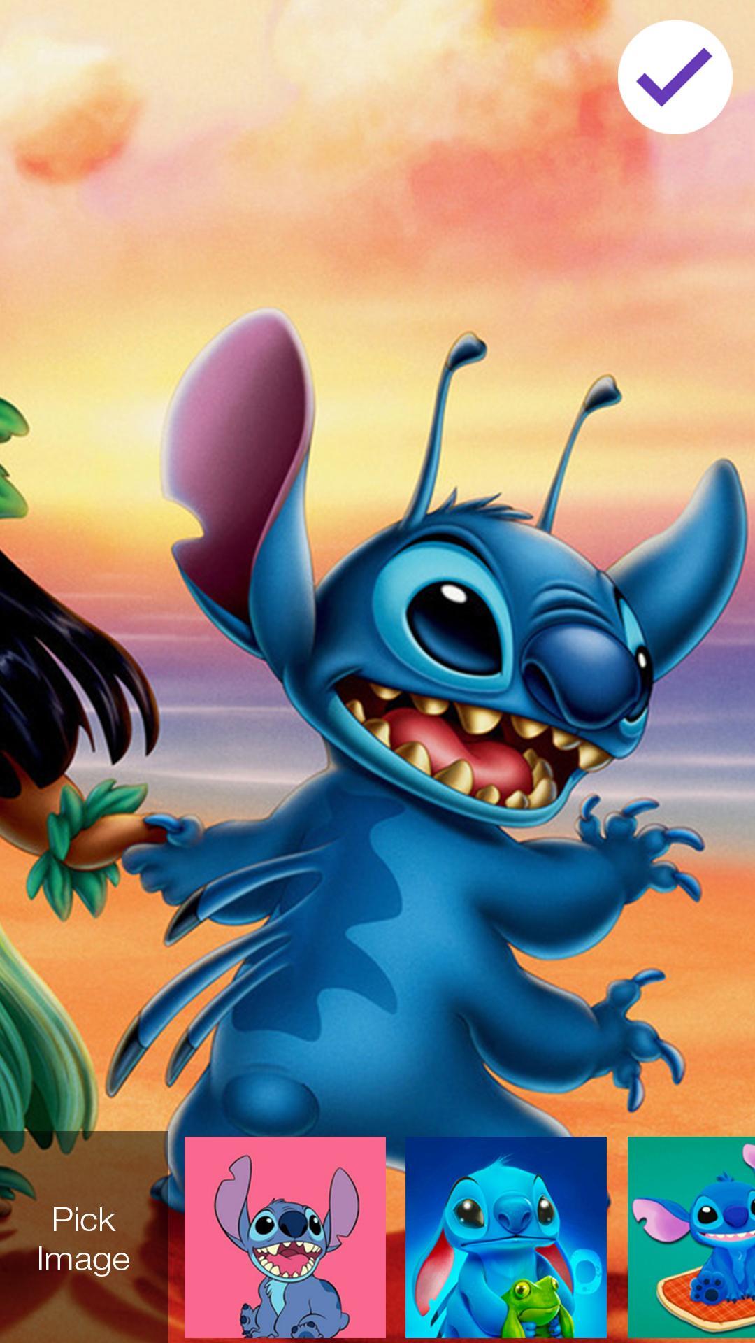 Stitch Wallpaper Lilo Lock Screen Phone Lock স্ক্রিনশট 2.