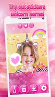 برنامه‌نما Unicorn Yourself - Pony Photo Stickers for Girls عکس از صفحه