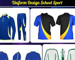 Uniform Design School Sport โปสเตอร์