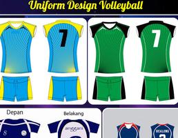 Uniform Design Volleyball โปสเตอร์