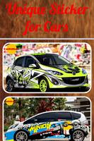 Unique Sticker Design for Car penulis hantaran