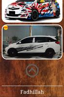 Unique Sticker Design for Car syot layar 3