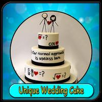 Unique Wedding Cake Affiche