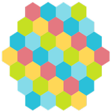 六角形スライドパズル icône
